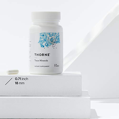 THORNE - Trace Minerals - Dietary Supplement with Zinc, Boron & Selenium - Chelated Forms - Comprehensive Formula - 90 Capsules