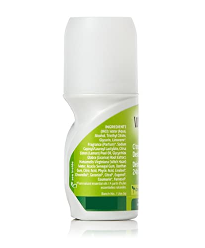 Weleda 24 Hour Roll-On Deodorant, Citrus,Yellow 1.7 Fluid Ounce