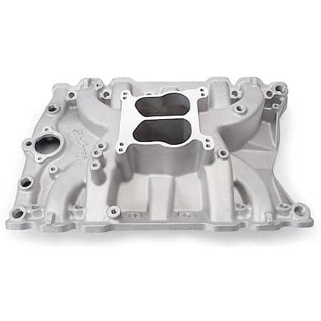 Performer Intake Manifold for Olds 400-455, Non-EGR, Satin