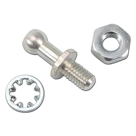 Ball End Stud For Holley Carburetors, 1/4" Ball End Throttle Stud