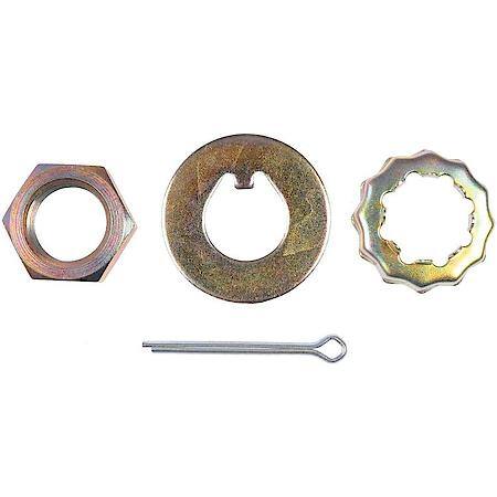 Spindle Nut Kit, 3/4-16 Contents: Nut, Washer, Retainer and Cotter Pin