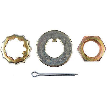 Spindle Nut 1/2-20 Contents: Nuts, Washer, Retainer and Cotter Pin