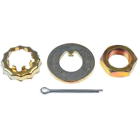Spindle Nut 1/2-20 Contents: Nuts, Washer, Retainer and Cotter Pin