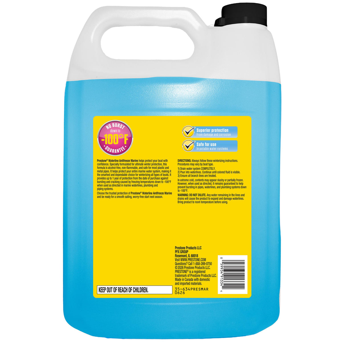 Prestone RV / Marine Antifreeze | 35-634PRESMAR