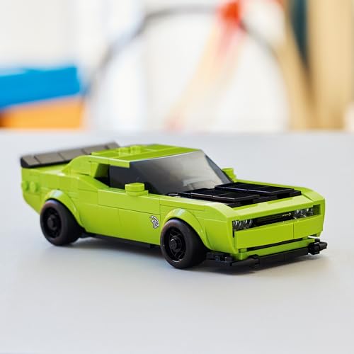 LEGO Speed Champions Dodge Challenger SRT Hellcat Sports Car Toy - Building Set for Learning, Play and Display - Kids Toy for Boys and Girls, Ages 9+ - Birthday Gift Idea for Race Car Fans - 77237