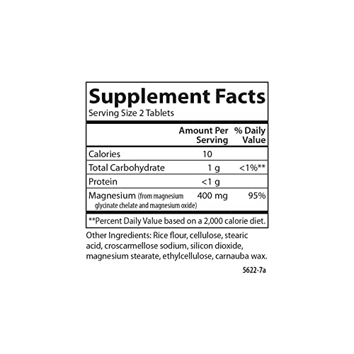 Carlson - Magnesium Glycinate, 200 mg, Superior Absorption, Heart Health, Muscle Function, Bone Support, 240 Tablets