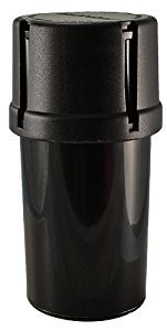 Storage Container w/Built-In Grinder - Black