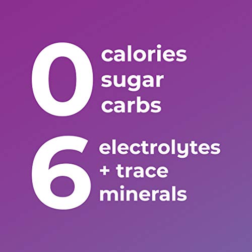 Ultima Replenisher Hydrating Electrolyte Powder, Grape, 20 Count Box, no Sugar, no Carbs, no Calories, Keto, Gluten-Free, Non-GMO, Vegan
