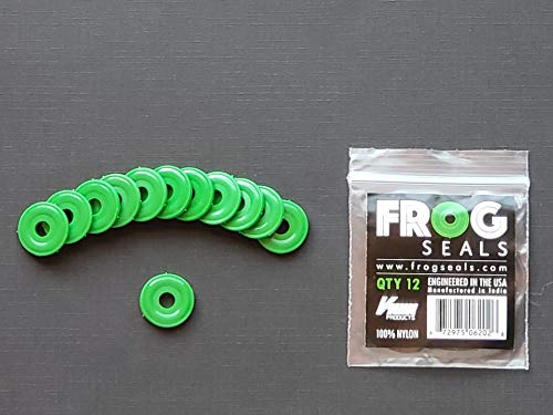 Premium Nylon CO2 Regulator Washers, Self Centering, Fits All CGA-320 Fittings (12)