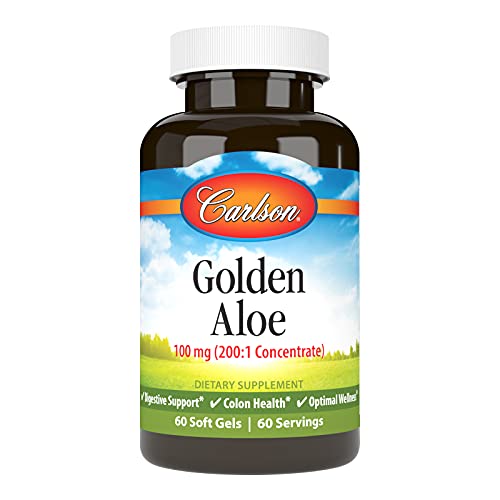 Carlson Labs Golden Aloe 100 mg, 60 CT