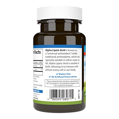 Carlson - Alpha Lipoic Acid, 300 mg, Promotes Energy Production, 90 Tablets