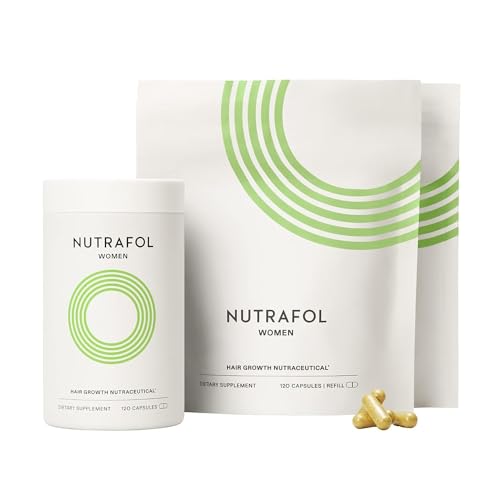 Nutrafol Women's Hair Growth Supplements, For Women 18-44 Years Old, Clinically Proven for Visibly Thicker and Stronger Hair, Dermatologist Recommended - 3 Month Supply, Pack of 3