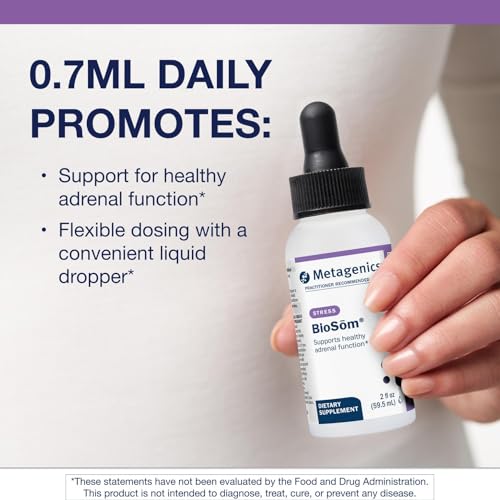 Metagenics BioSom - Liquid DHEA Supplement Spray - for Men & Women - with Grapefruit Extract & Stevia - Liposomal Form of DHEA - 85 Servings