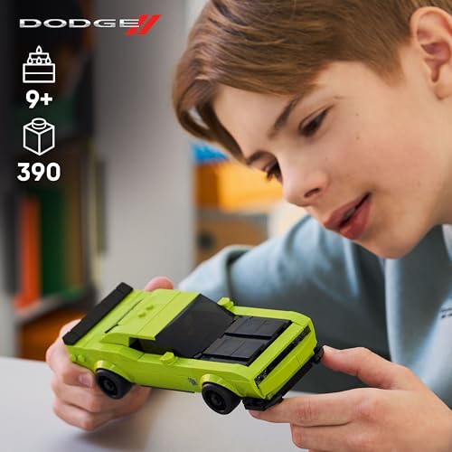 LEGO Speed Champions Dodge Challenger SRT Hellcat Sports Car Toy - Building Set for Learning, Play and Display - Kids Toy for Boys and Girls, Ages 9+ - Birthday Gift Idea for Race Car Fans - 77237