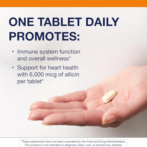 Metagenics SuperGarlic 6000 - Super Concentrated 6000 mcg Allicin - Supports Heart Health & Immune System* - Allicin Garlic Supplement - Non-GMO & Vegetarian - 90 Tablets