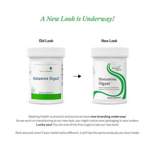 Seeking Health Histamine Digest - Formerly Histamine Block, DAO Enzyme Supplement for Histamine Food Intolerance, Supports Digestive Health, Upset Stomach, Vegetarian (30 Capsules)*