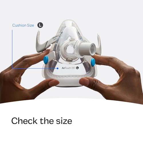 ResMed AirTouch F20 Frame System - Replacement Frame System with Full-Face Mask & Elbow - Premium CPAP Gear - Headgear Not Included - Large