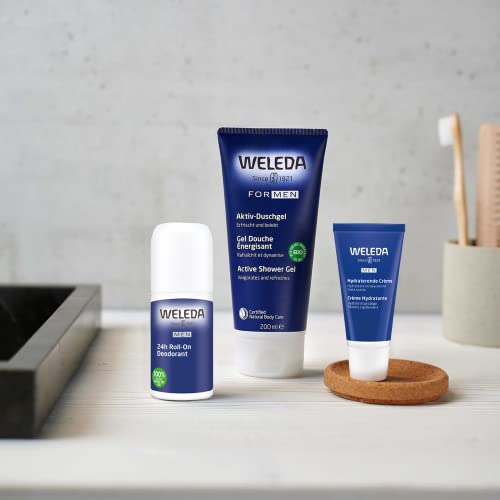 Weleda Men's 24H Roll-On Deodorant, 1.7 Fluid Ounce, Plant Rich Odor Protection with Licorice Root and Witch Hazel, No Aluminum Salts