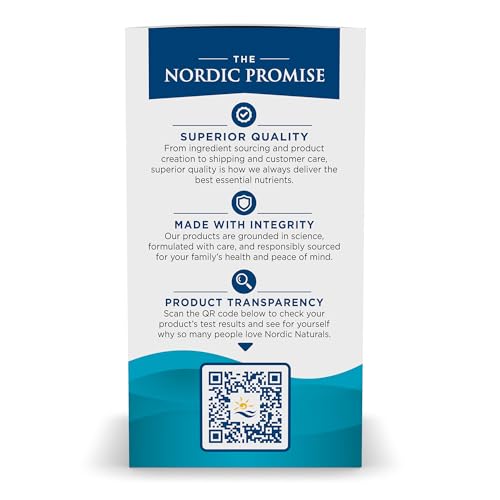 Nordic Naturals Complete Omega Xtra, Lemon - 60 Soft Gels - 1360 mg Omega-3 + 76 mg GLA - Healthy Skin - Cognition - Non-GMO - 30 Servings