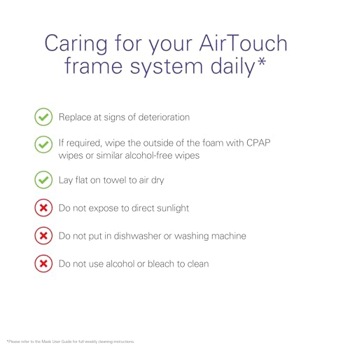 ResMed AirTouch N20 - Premium CPAP Accessories, Including Nasal Cushion, Elbow & Frame System - Headgear Not Included - Large