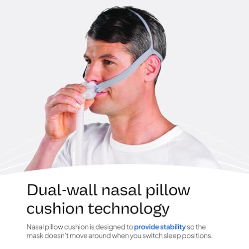 ResMed AirFit P10 Nasal Pillow Cushion - CPAP Mask Accessories Replacement - Soft Lightweight Silicone - Dual Wall - Medium