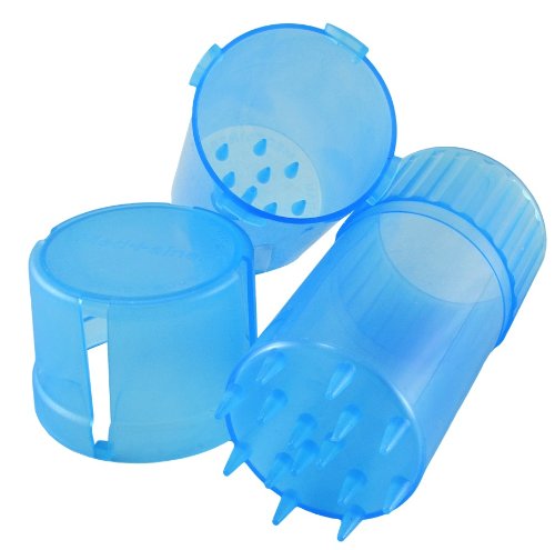 Storage Container w/ Built-In Grinder - Blue