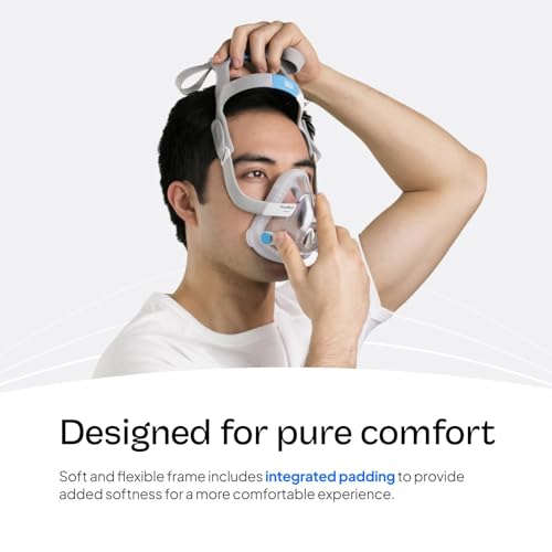 ResMed AirTouch F20 Frame System - Replacement Frame System with Full-Face Mask & Elbow - Premium CPAP Gear - Headgear Not Included - Large