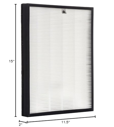 Breeze Certified Replacement Filters – 1 True HEPA Filter and 1 Activated Carbon Filter