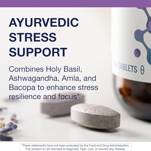 Metagenics Exhilarin - Energy & Stress Tolerance Support* - with Ashwagandha, Holy Basil, Amla & Bacopa - Designed in Style of Ayurvedic Medicine - 60 Tablets