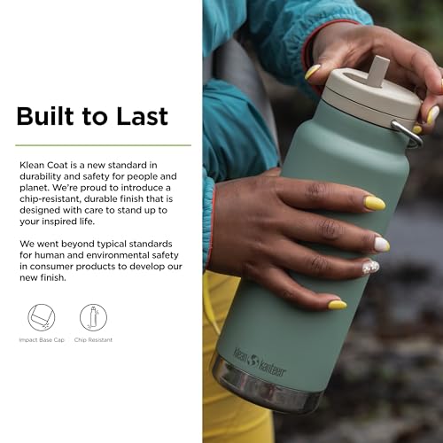 Klean Kanteen 32oz TKWide Insulated Water Bottle with Twist Cap - Sea Spray