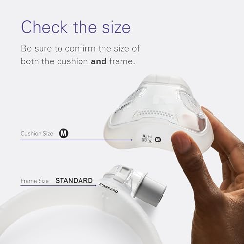 ResMed AirFit F30i Standard Frame System - for Full-Face CPAP Mask - Replacement CPAP Accessories - Without Headgear - Medium