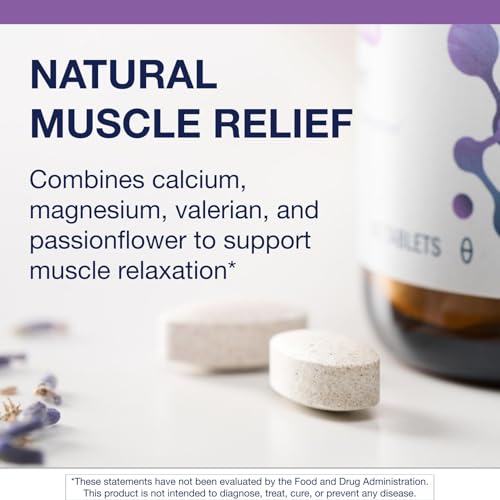 Metagenics MyoCalm - Muscle Support* - Calcium & Magnesium Supplement - with Passionflower Herb & Valerian Root - Mineral Supplements - Non-GMO, Gluten-Free & Vegetarian - 60 Tablets