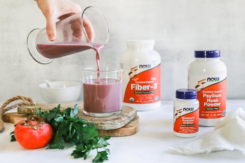 NOW Foods Supplements, Psyllium Husk Powder, Non-GMO Project Verified, Soluble Fiber, 12-Ounce