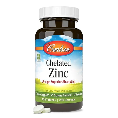 Chelated Zinc 250 tabs