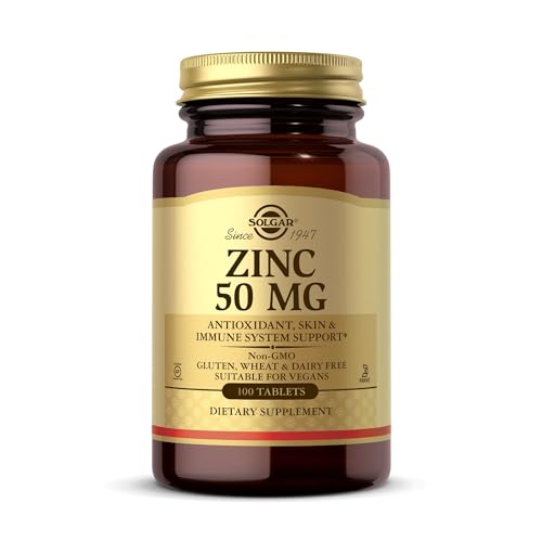 Solgar, Zinc 50 Mg, 100 Tablets