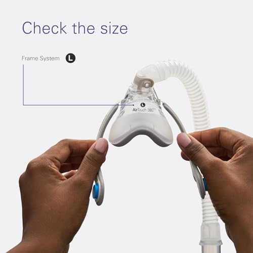 ResMed AirTouch N20 - Premium CPAP Accessories, Including Nasal Cushion, Elbow & Frame System - Headgear Not Included - Large