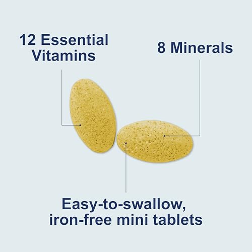 Carlson - Mini-Multi, Small Multivitamin Tablets, Vitamins & Minerals, Immune Support & Heart Health, Optimal Wellness, Mini Multivitamins, Multivitamin Mini Tabs, Easy to Swallow, 180 Mini Tablets