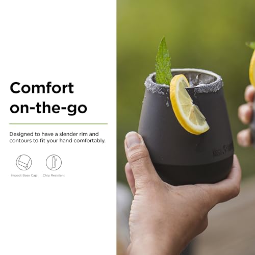Klean Kanteen 10oz Rise Wine Tumbler - Stainless Steel - Asphalt