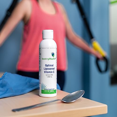 Optimal Liposomal Vitamin C - Lemon Zest | Non-Soy Non-GMO | 1,000 mg Liposomal Vitamin C per Serving |5 oz | 30 Servings