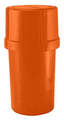 Storage Container w/ Built-in Grinder, Orange