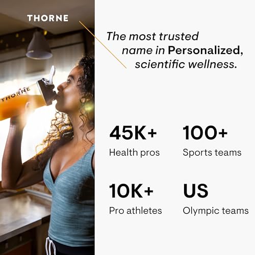 THORNE - Collagen Fit - Unflavored Collagen Peptides Powder with Nicotinamide Riboside - 15g of Collagen Peptides and 14g Protein per Serving - NSF Certified for Sport - 17.8 Oz - 30 Servings