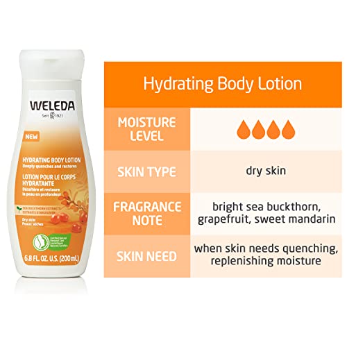 Weleda Hydrating Sea Buckthorn Body Lotion, 6.8 Fluid Ounces (Pack Of 1)