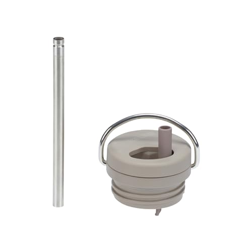 Klean Kanteen TKWide Twist Cap with Straw Kit - Reusable Straw Lid - Premium Water Bottle Accessories - Leak Proof & Dishwasher Safe