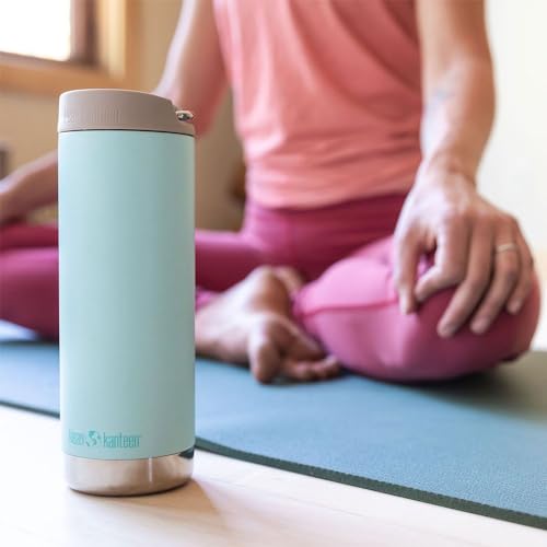 Klean Kanteen TKWide Café Cap - Leakproof Insulated Bottle Lid for Coffee & Tea - BPA-Free & Dishwasher-Safe - Taupe