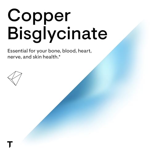THORNE - Copper Bisglycinate - Well-Absorbed Trace Mineral Supplement - 60 Capsules