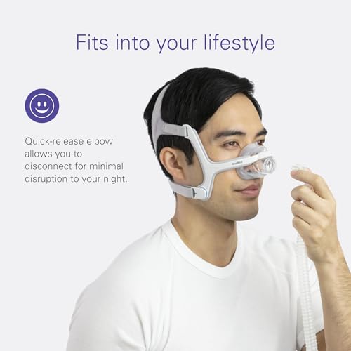 ResMed AirTouch N20 - Premium CPAP Accessories, Including Nasal Cushion, Elbow & Frame System - Headgear Not Included - Large