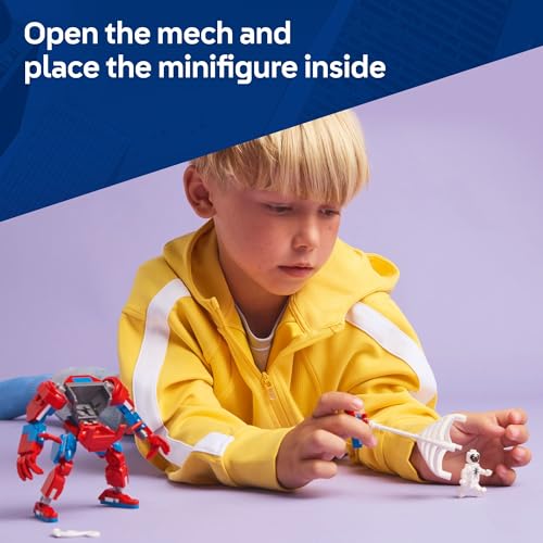 LEGO Marvel Spider-Man Mech vs. Anti-Venom Building Toy Set - Spider-Man Toy for Kids, Boys and Girls, Ages 6+ - Buildable Action Figure - Superhero Gift for Birthday - 76308