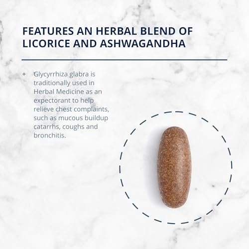Metagenics Licorice Plus - Cortisol Supplement* - with Ashwagandha, Licorice Root Extract & Chinese Yam - Herbal Supplement for Stress Support* - Non-GMO - Vegetarian - Gluten-Free - 60 Tablets