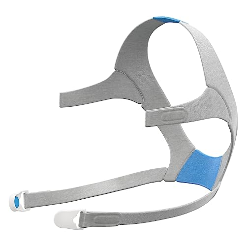 ResMed AirFit/AirTouch F20 Headgear - Replacement CPAP Headgear - Frame System & Full Face Cushion Not Included - Premium CPAP Accessories - Medium/Standard, Blue