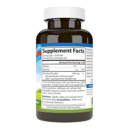 Carlson Labs Golden Aloe 100 mg, 60 CT